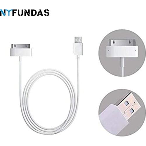 NYFundas 30 pin usb charger cable for Apple iphone 4 4s 3 3GS ipod nano ipad 2 3 iphone4 iphone4s 1m charging cargador chargeur