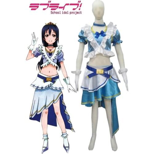 Love Live!Music start!! Sonoda Umi Dress Cosplay Costume Halloween Women Dress O