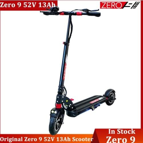 Original ZERO 9 Scooter 52V 600W Foldable Electric Skateboard lightness instead walking scooter top speed 47km/h 60km mileage
