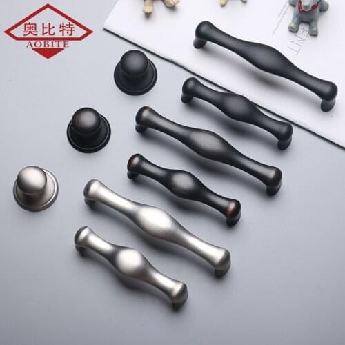 AOBT Zinc Alloy Sliver Arc Cabinet Handles Drawer Knobs Kitchen Cupboard Door Pulls Fashion Furniture Handle Cabinet Hardware