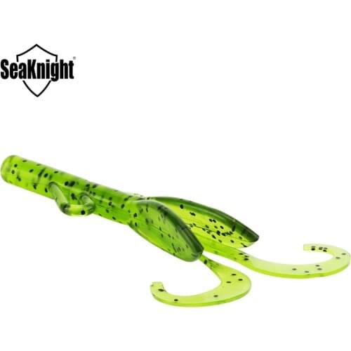SeaKnight SL007 Fishing Lure Shrimp 6.2g 110mm 6PCS/Bag Soft Baits Silicone Bass Bait Saltwater/Freshwater Craw Fishing Tackles