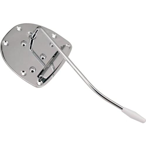 1 Set Zinc Alloy Saddle Tremolo Trem Bridge System Silver For Jazz Master Guitar Accessory