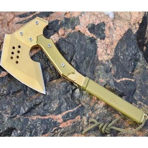 The fourth generation CF crossed the fire line outdoor camping axe multifunctional axe camp Golden Rose axe.chopper hatchet spli