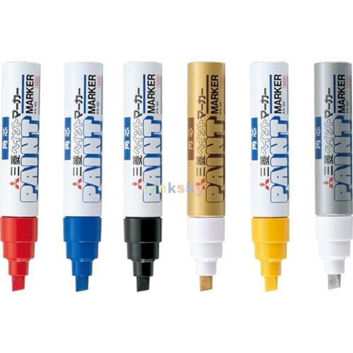 Uni-paint Oil Based Paint Marker , Multi Surface Marking Pen (px-30) Broad Point ,Quick Drying Ink Marks Opaque,non-toxic