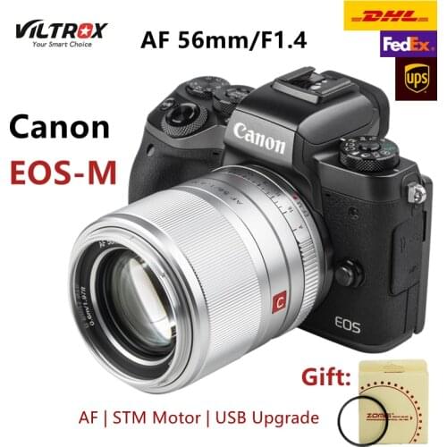 Viltrox 56mm f1.4 STM Auto Focus APS-C Prime Lens for Canon EOS-M cameras M10 M50 M100 M5 M6 MarkII