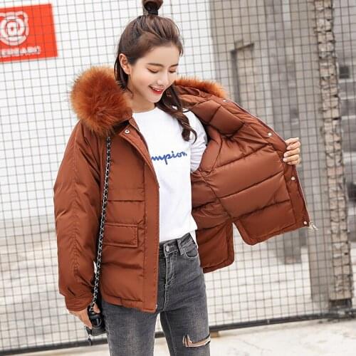 Winter Jacket Women Parka Short Coat Woman Korean Parkas Hooded Womens Jackets Abrigos Mujer Invierno 2020 907 YY1385