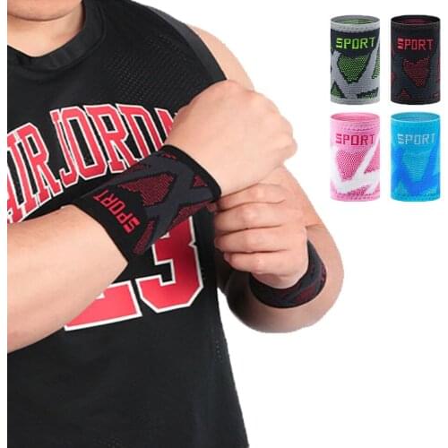 1Pcs Breathable Sports Wrist Guard Anti-Sprain Power Bandage Basketball Tennis Fitness Weightlifting Wrist Guard