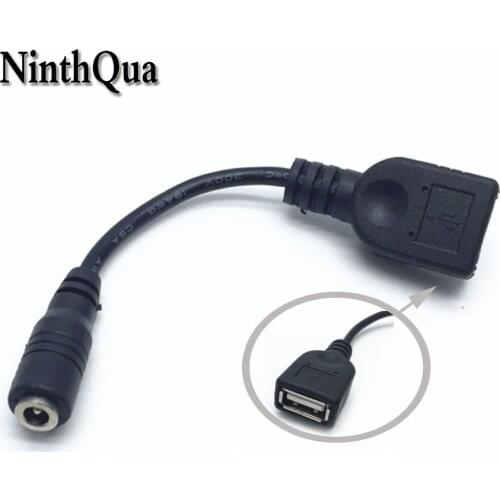 1pcs USB 2.0 AF jack to 4.0*1.7mm Female jack with Wire DC Power Cable Charger Connector for Sony Network Camera ect