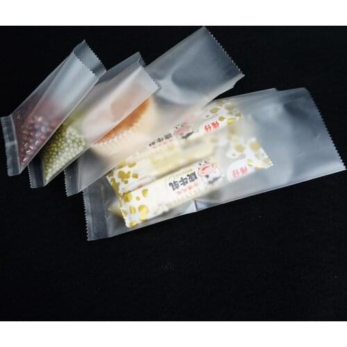 100pcs Frosted clear Plastic plain pocket 16x24cm All Matte transpatent Flat bag heat sealable poly pouch Peanuts/toys packing