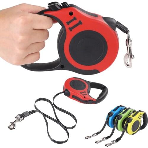3M 5M Automatic Retractable Leash For Small Medium Dogs Durable Nylon Dog Lead Extending Puppy Walking Leads Leashes Pet Product