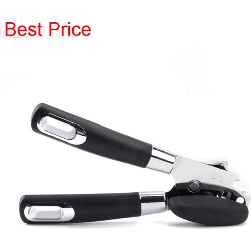 100Pcs/Lot KO1004 High-grade Stainless Steel Multifunctional Can Opener Strength Open Bottle Knife