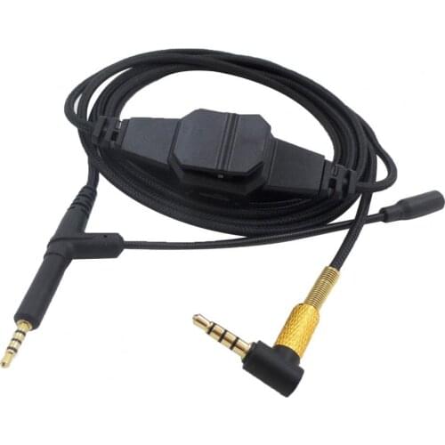 2.5mm to 3.5mm Audio Cable For Bose QC25 35/OE 2/OE 2i/AE2Quiet Comfort Headphone Cable With Microphone Cable for Iphone Android