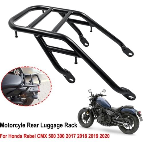Motorcycle Luggage Rack Rear Carrier Fender Fairing Rear Passenger Grab Handle For Honda Rebel CMX500 CMX300 2017 2018 2019 2020