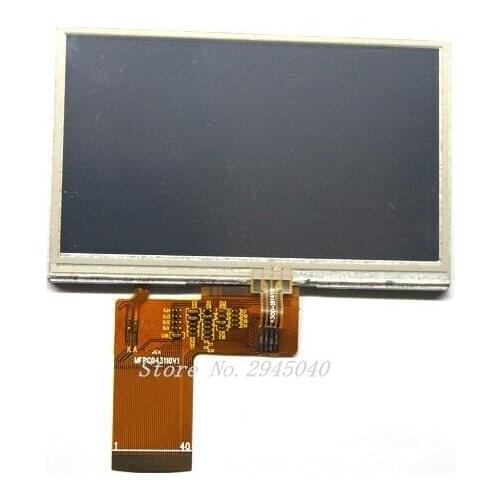 Free shipping MP5 MP4 display 4.3 inch universal 40P LCD screen GPS screen + touch assembly 480X272