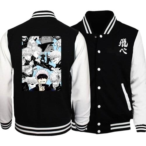 Naruto Akatsuki Baseball uniform Japanese Anime Jackets Fashion Warm Men Streetwear Bomber Jacket Autumn Winter Men Coat