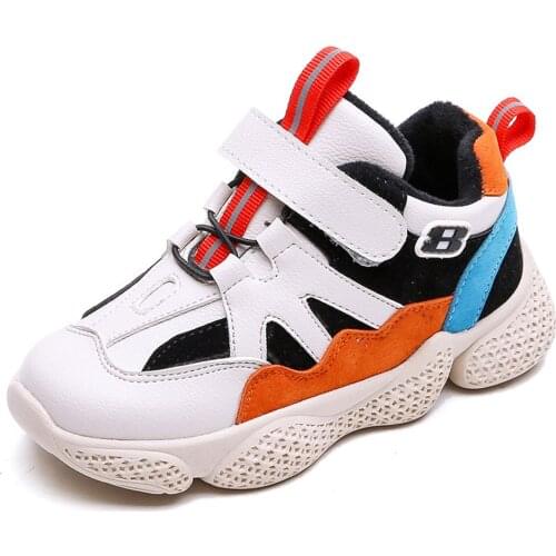Kids Sneakers Toddler Boy Shoes Off White Brand Mesh Breathable Anti-slippery Shoes for Kids