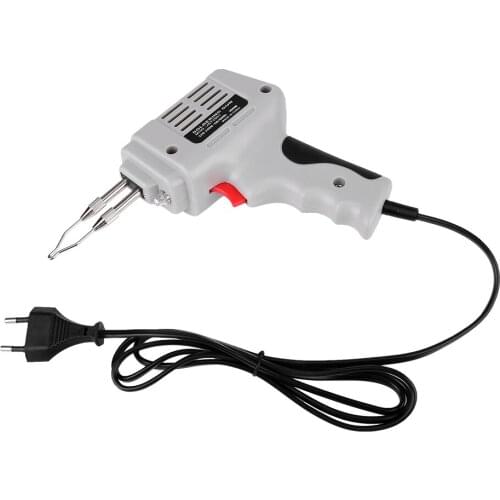 EU 220V 100W Electrical Soldering Iron Hot Air Heat Hand Welding Tool With Solder Repair Tools Kit Wire and Lights
