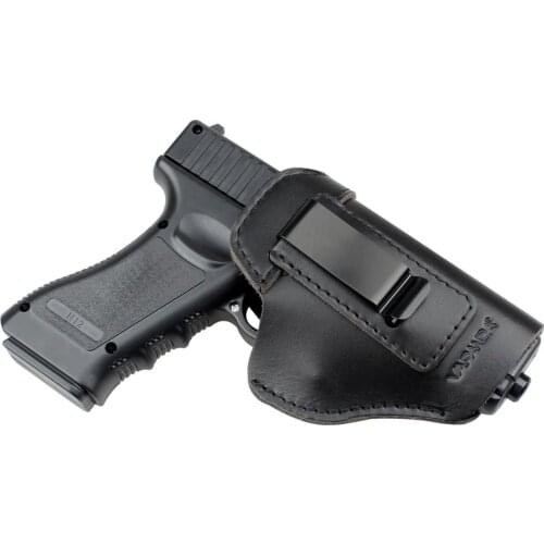 Kosibate Leather Gun Holster for Taurus G2C Sig Sauer P226 SP2022 Glock 17 Glock 19 21 Concealed IWB Hunting Holster for glock