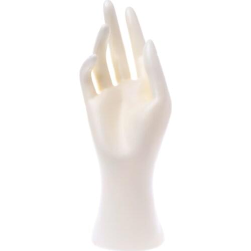 Mannequin Hand Finger Glove Ring Bracelet Bangle Jewelry Display Stand Holder 23GE
