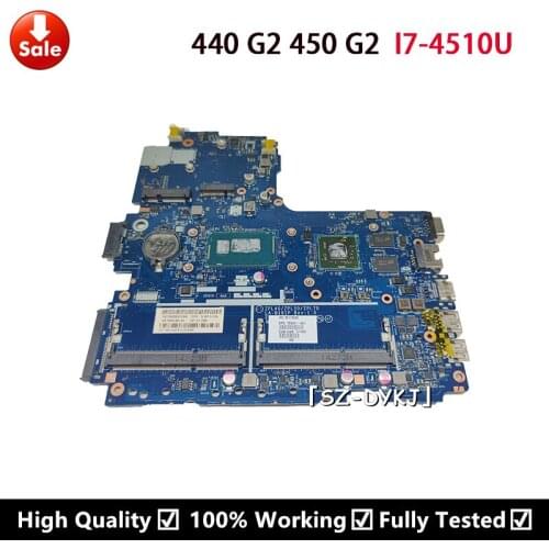 For HP Probook 440 G2 450 G2 470 G2 Laptop motherboard With Core I7-4510U LA-B181P 768401-001 768401-501 768401-601 Mainboard