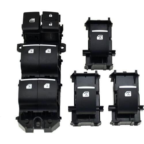 Power Window Switch Set For Toyota RAV4 RAV 4 2018-2020 Lighted LED Left Driving Backlight 84040-06070 84040-33170 84040-10020