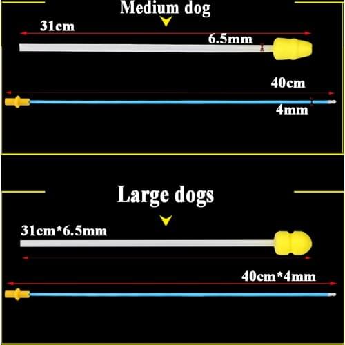 15PCS Professional dog artificial insemination kit pipe sleeve catheter uterus deep semen deposition tube pipes pets supplies
