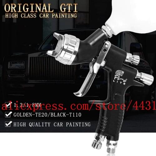 Lvmp professional gti pro lite spray gun TE20 T110 1.3/1.8mm water based paint car automotive paint spray gun