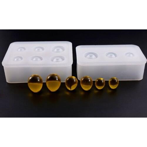 Silicone Mold EggMolds Epoxy Resin DIY Jewelry Making Tools Pendant Eggs Handmade Crafts Gifts Creative Necklace Cake Decoration