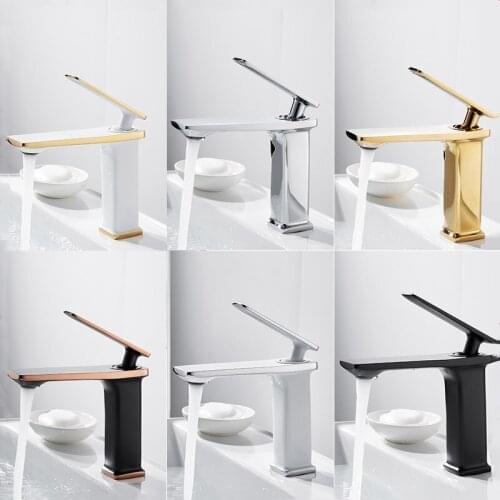 Basin Single Hole Wash Basin Faucet Toilet Hot and Cold Mixing Valve Wash Basin Bathroom Basin Single Cold Water Faucet