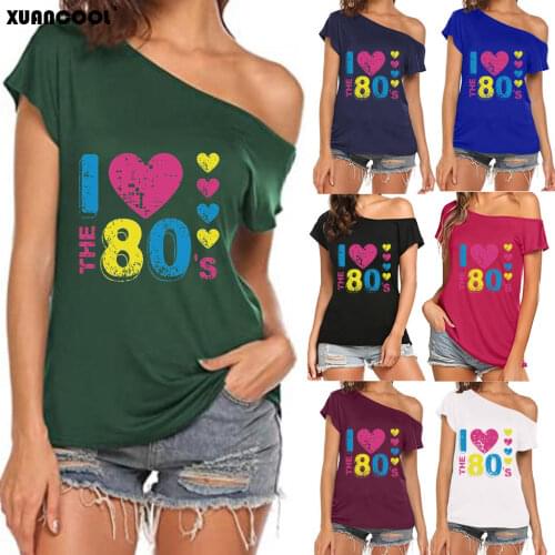 XUANCOOL Women's T-shirts With Inscriptions