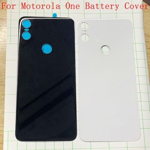 Back Battery Cover Rear Door Panel Housing Case For Motorola Moto One P30 Play Battery Cover Replacement Part