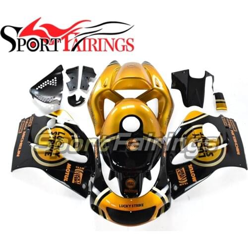 Gold Black Fairings For Suzuki GSXR600 gsxr750 1996 1997 1998 1999 ABS Motorcycles Fairings Kit Bodywork Motorbike New Cowling