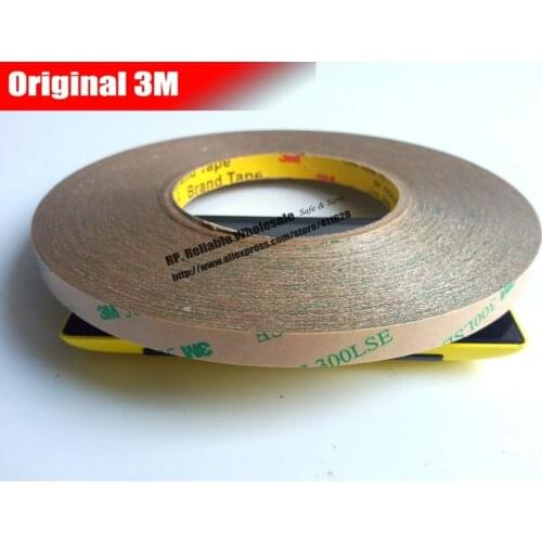 1 Roll (6mm or 7mm/8mm wide) *55M 3M Strong Clear Double Adhesive Tape for iphone ipad Screen Bezel Repair, Foam Bond, Hair Wig