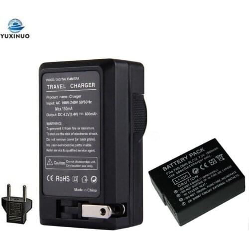 1800mAh DMW-BLC12 DMWBLC12 DMW-BLC12E DMWBLC12E Camera Battery +AC Charger For Panasonic FZ1000 FZ200 FZ300 G5 G6 G7 GH2 DMC-GX8