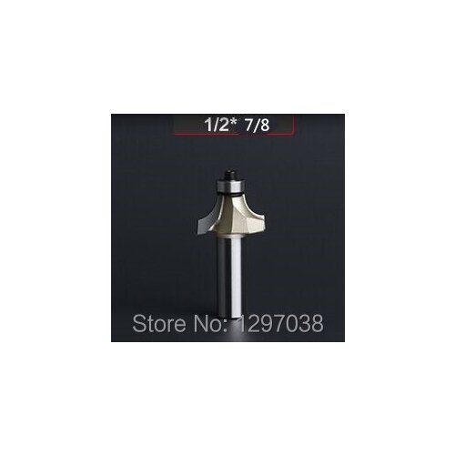 2pcs Woodworking Cutter Tool Corner Rounding Round Over Router Bit 1/2*7/8
