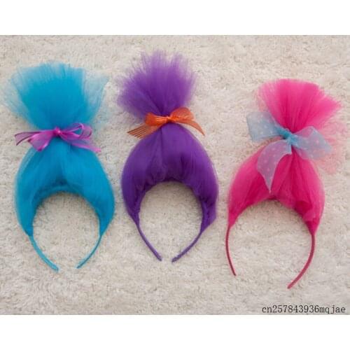 20pcs Party Hairbands Hair Hoop Cosplay Wig for Kids Girls Costume Hair Accessiores Girl Head Bands for Halloween