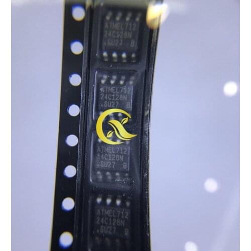 20PCS AT24C128-10su-2.7 encapsulation SOP8 24 c128n memory new original products