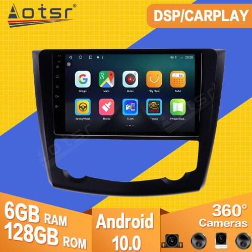128GB For Renault Kadjar 2015 2016 2017 Android Car Tape Radio Recorder Video Player Navigation GPS Carplay Multimedia Head Unit