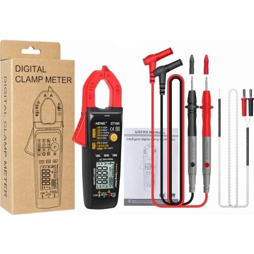 X4YD AC/DC Digital Clamp Meter True RMS Auto Range Professional Multimeter 6000 Counts Measures Current Voltage Temperature