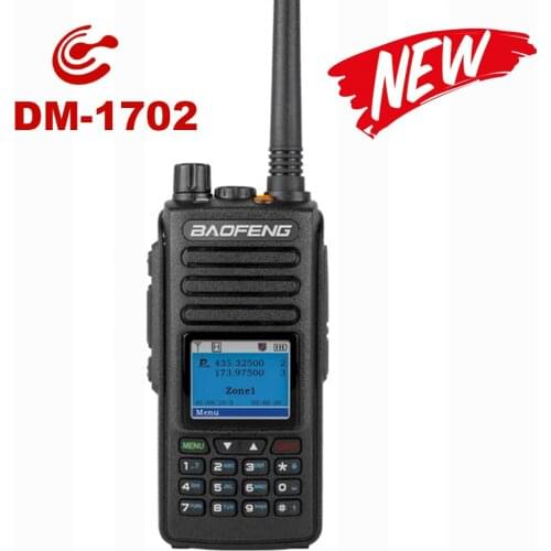 Baofeng DM 1702 DMR Digital Radio Analog Portable Walkie Talkie (GPS )Tier1 & Tier2 Repeater Dual Band VHF/UHF Ham Two Way Radio