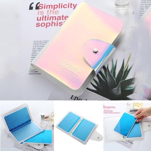 16Slots Nail Stamping Plate Holder Empty Case Storage Bag Rectangle Plate With White pad Organizer Nail Art Tools Manicure