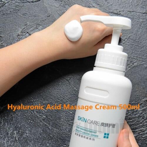 Hyaluronic Acid Massage Cream 500ml Firming Wrinkles Lifting Moisturizing Beauty Salon Equipment