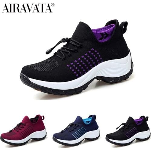 Newbeads Mens Womens Sports Outdoor Casual Fashion Rocking Sneakers Breathable Platform Walking Shoes Heighten Shock