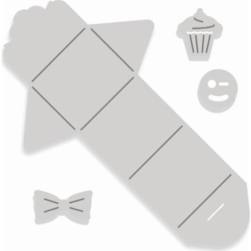 2020 New 3D Envelope Metal Cutting Dies For Cut Paper Making Bow Decoration Greeting Card Album DIY Scrapbooking No Stamps Sets