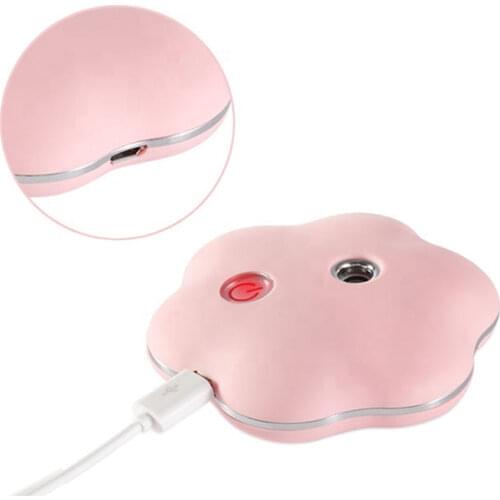 Face Nano Ionic Sprayer Handheld Brilliant Flower Cool Mist Hydrating Portable Facial Steamer Refreshing Deep Moisturizing USB