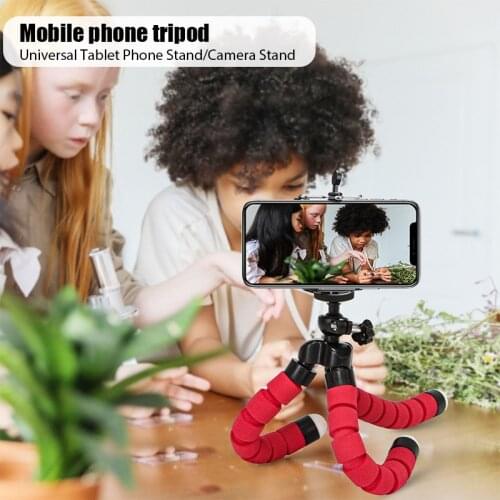 New Mini Flexible Sponge Octopus Tripod for iPhone Samsung Xiaomi Huawei Mobile Phone Smartphone Tripod for Camera