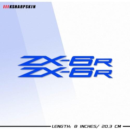 New motorcycle bicycle fuel tank sticker wheel helmet MOTO waterproof reflective logo for KAWASAKI ZX-6R zx6r zx 6r