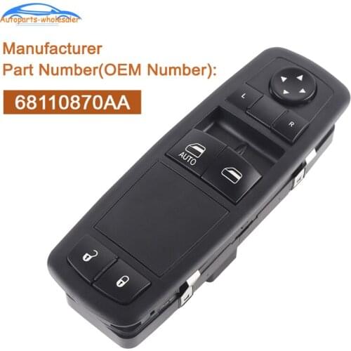 OEM 68110870AA 681 108 70AA For 2012-2019 Dodge Caravan Driver LH Master Power Window Switch Car Auto Parts