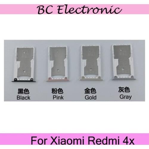 Original For Xiaomi mi Redmi 4x 4 X Nano Sim+Micro SD Card Tray Holder Slot Socket Replacement Parts For Xiaomi mi Redmi4x