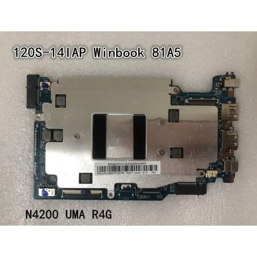 Original laptop Lenovo Ideapad 120S-14IAP Winbook 81A5 Motherboard CPU N4200 UMA R4G/R4G 64G FRU 5B20P23726 5B20P23888